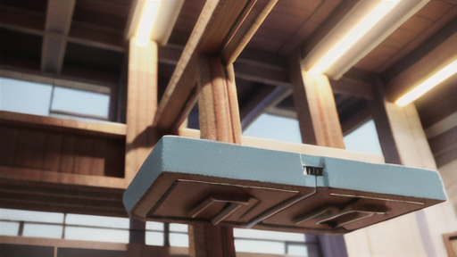 仕口ダンパー: 柱と梁の交点に設置