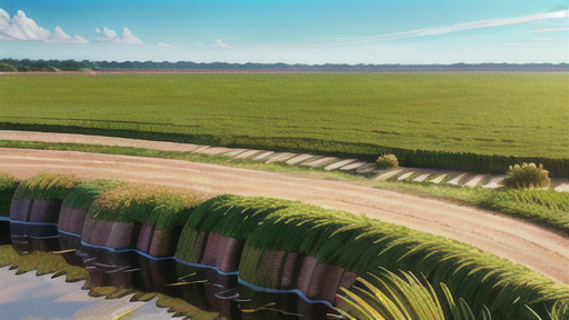 ドロ揚地とは？白地の一種で、土砂貯留用地