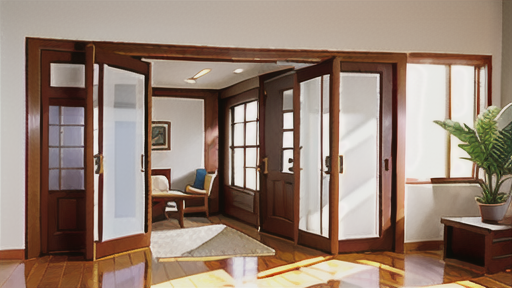 間仕切り用折り戸の特徴