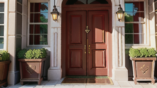 マンションのエントランス