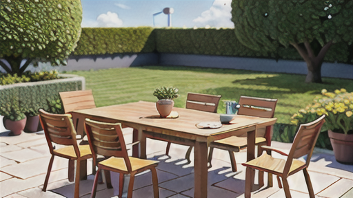 ガーデンファニチャーの設置方法