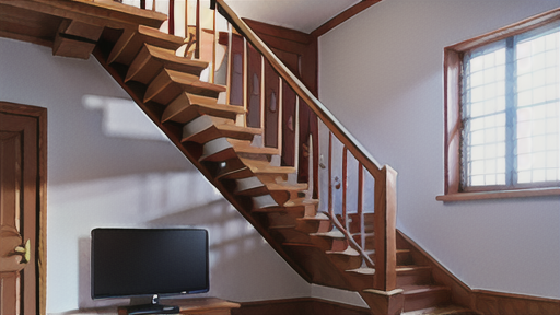 住宅の階段における幅、高さ、奥行き