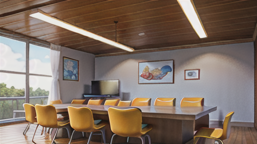 打ち放し仕上げの内壁や天井