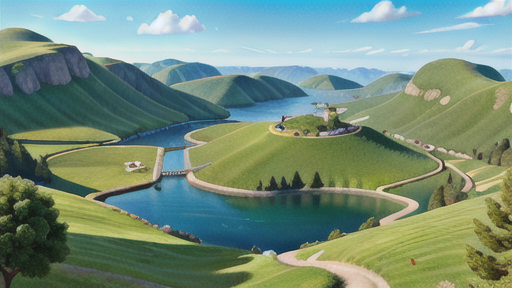 宅地と建物の範囲の境界線