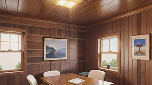 耳付き板を使ったインテリア