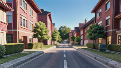 住宅エリアでの歩車分離