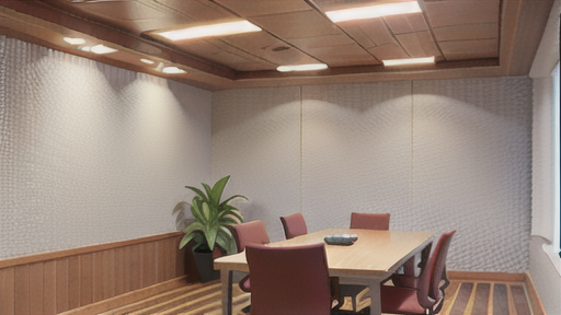 壁の防音対策：防音材の埋め込み