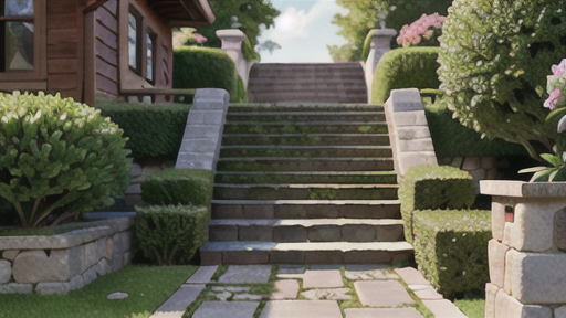 屋外階段の風除けとしての利用