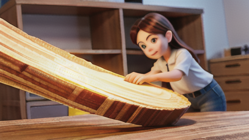 良質材の中目丸太の製材木取り方法