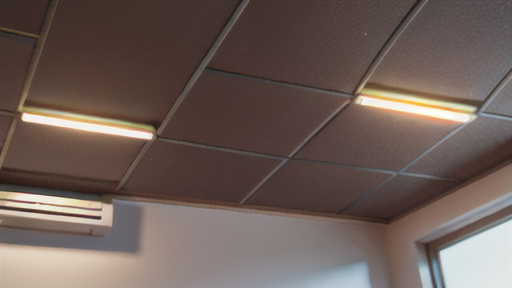 調湿・消臭性天井材の施工